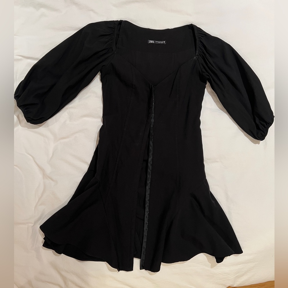 Black Waist Contouring Dress